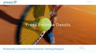 Portamedic Launches New Examiner Training Program | Provant Health