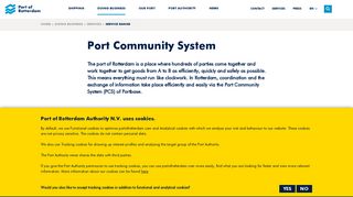 Port Community System | Port of Rotterdam