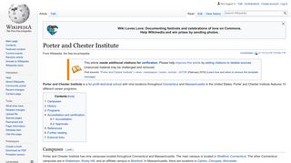Porter and Chester Institute - Wikipedia