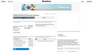Porter Federal Credit Union: Private Company Information ...