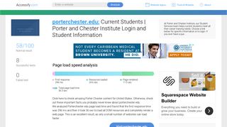Access porterchester.edu. Current Students | Porter and Chester ...