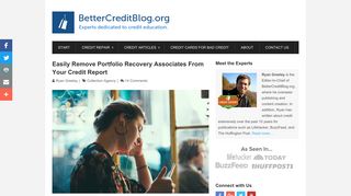 Easily Remove Portfolio Recovery Associates From Your Credit Report