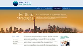 FOR CLIENTS – Portfolio Strategies Corporation