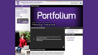 Portfolium - Tarleton State University