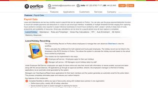 Payroll Data - Portico Application Suite