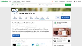 Portland General Electric Employee Benefits and Perks | Glassdoor.ca