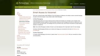 Portland State Office of Information Technology | Email Access to ...