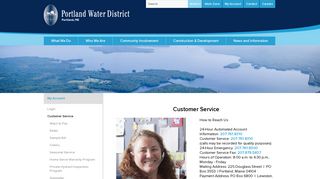 Customer Service | Portland Water District