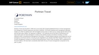 Portman Travel - SAP Concur