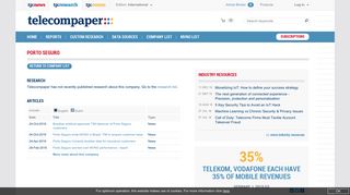 Company Portal: Porto Seguro - Telecompaper
