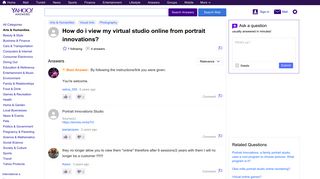 How do i view my virtual studio online from portrait innovations ...