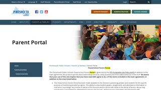 Parent Portal - Portsmouth Public Schools