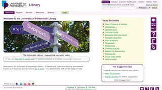 Library Web - - University of Portsmouth