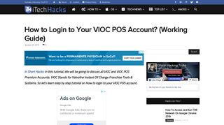 How to Login to Your VIOC POS Account? (Working) - iTech Hacks