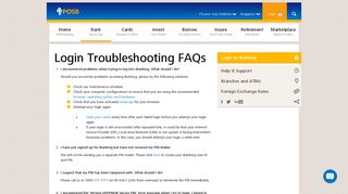 POSB Login Problem FAQs - iBanking | POSB Singapore