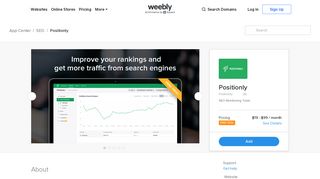Positionly - SEO Monitoring Tools - Weebly