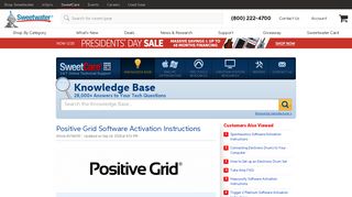 Positive Grid Software Activation Instructions | Sweetwater