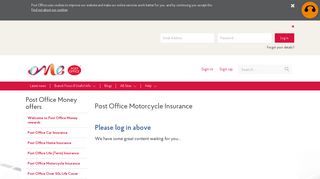 Post Office Motorcycle Insurance - One Post Office