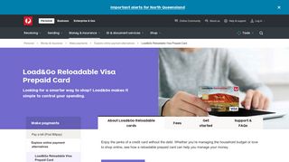 Load&Go Reloadable Visa Prepaid card - Australia Post
