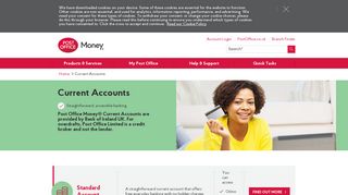 Current Accounts | Post Office Money