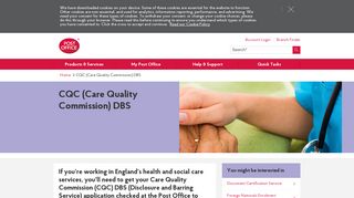Care Quality Commission | Post Office