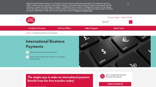 International Business Payments | Post Office