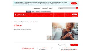 eSaver – Savings Accounts – Santander UK
