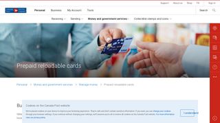 Spend securely with prepaid credit cards | Personal | Canada Post