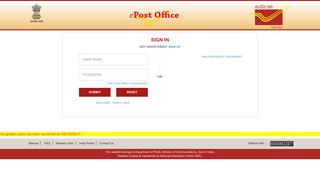 e Post Office - Login