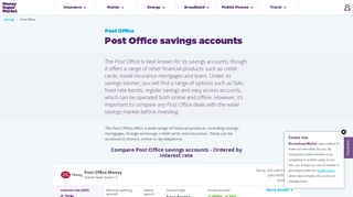 Compare Post Office Savings Accounts | moneysupermarket.com