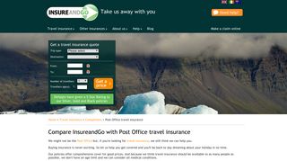 Compare Our Cheap Travel Insurance With The Post Office