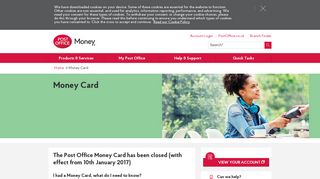 Money Card | Post Office Money