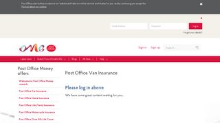 Post Office Van Insurance - One Post Office