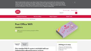 WiFi router - Broadband | Post Office