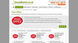 Post Office - Broadband.co.uk
