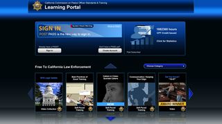 California Commission on POST Learning Portal