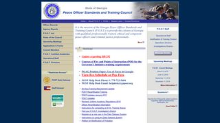 Georgia Peace Officer Standards and Training Council