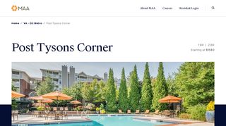 Post Tysons Corner - Luxury Apartments in McLean, VA Near DC | MAA