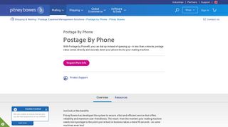 Postage by Phone - Pitney Bowes