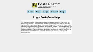 Login PostaGram Help - PostaGram - Send Real Paper Postcards ...