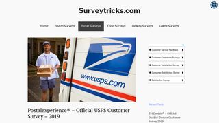 Postalexperience® - Official USPS Customer Survey - 2019