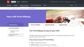 Pay a bill (Post Billpay) - Australia Post