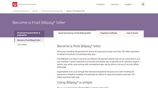 Become a Post Billpay biller - Australia Post