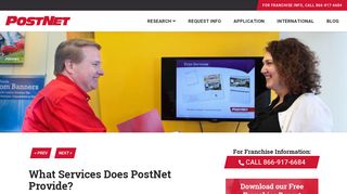 What Services Does PostNet Provide | PostNet Printing Franchise