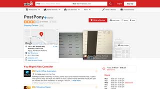 Post Pony - Shipping Centers - 14121 NE Airport Way, Argay, Portland ...