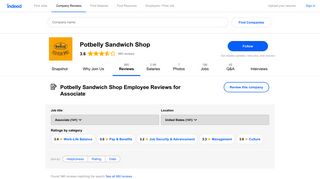 Working as an Associate at Potbelly Sandwich Shop: 142 Reviews ...