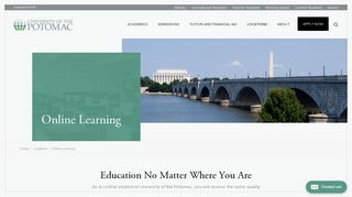 Online Learning - University of the Potomac