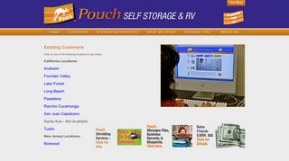 Customer Log In - Pouch Self Storage