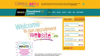 Poundland Careers Website