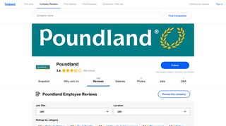 Working at Poundland: 140 Reviews about Pay & Benefits | Indeed.com